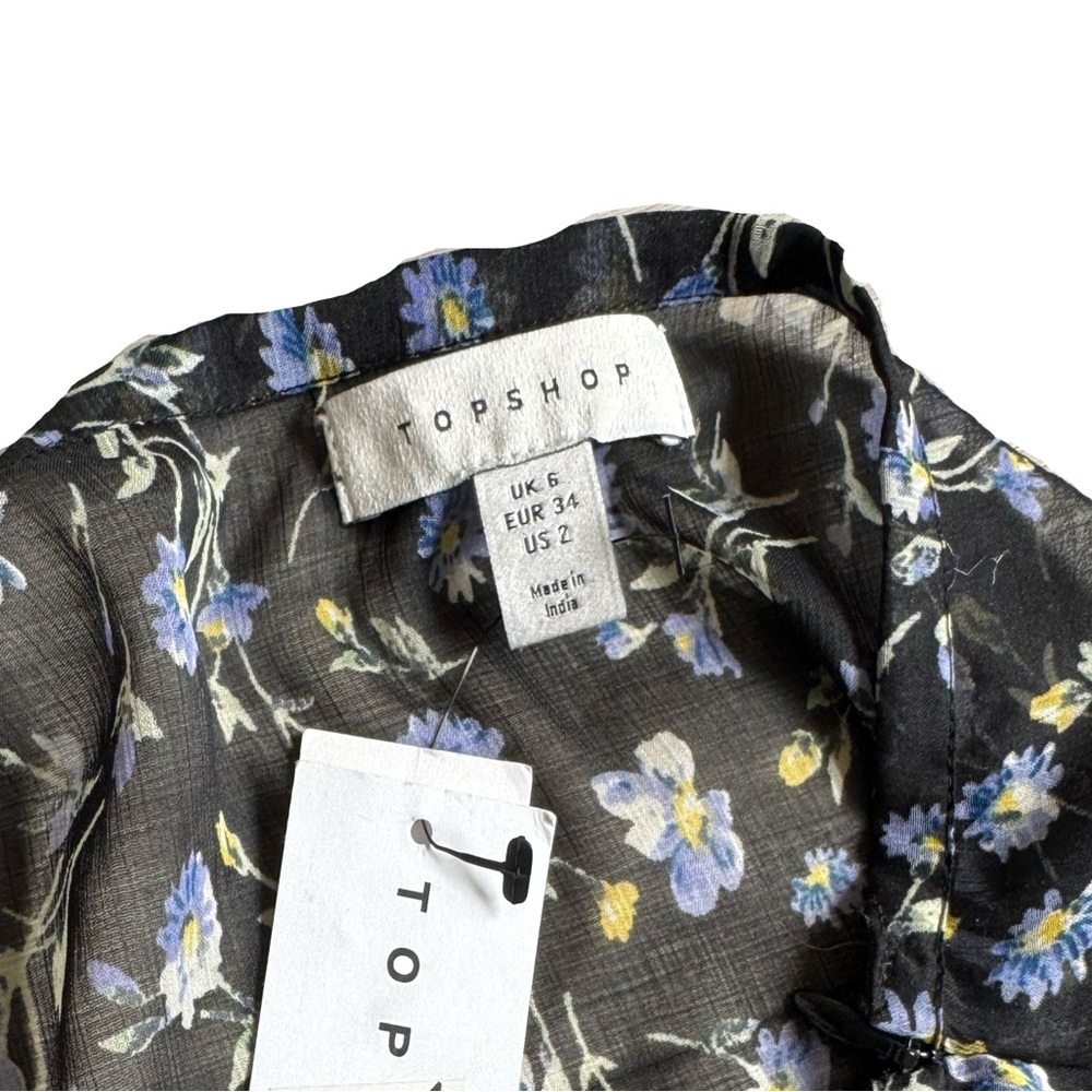 Topshop cottagecore long flowing sheer skirt - Picture 3 of 3